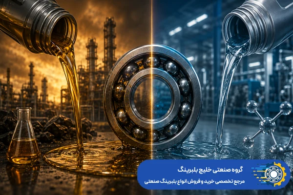 تفاوت روغن صنعتی سنتتیک و معدنی - خلیج بلبرینگ