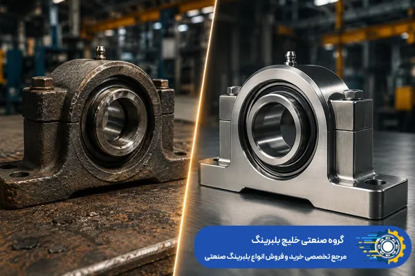 یاتاقان چدنی یا استیل؛ کدام بهتر است؟ - خلیج بلبرینگ
